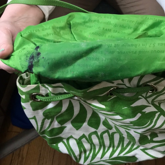 Kate Spade canvas handbag. - Picture 7 of 8